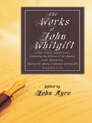 cover image of The Works of John Whitgift